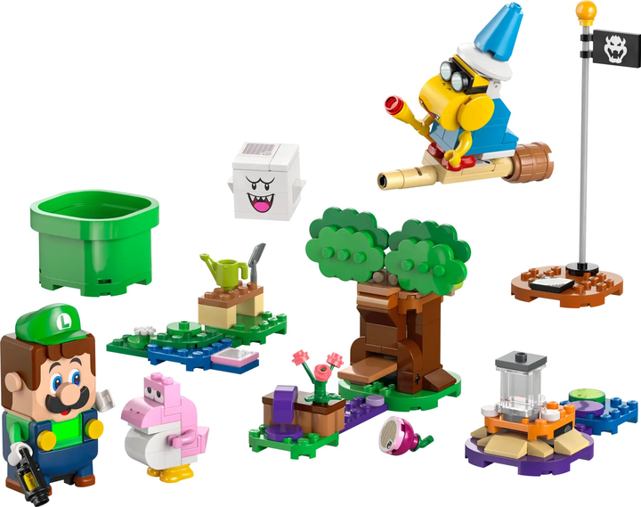 Zestaw klocków Lego Super Mario Przygody z interaktywną figurką Luigi 210 elementów (71440) - obraz 2