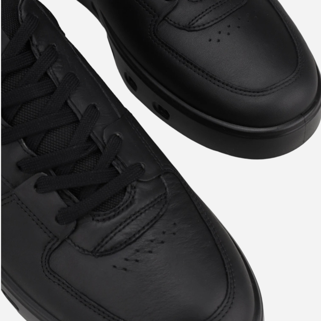 Sneakersy męskie skórzane ECCO Street 720 Gore-Tex 52081401001 46 Czarne (194890568969) - obraz 4