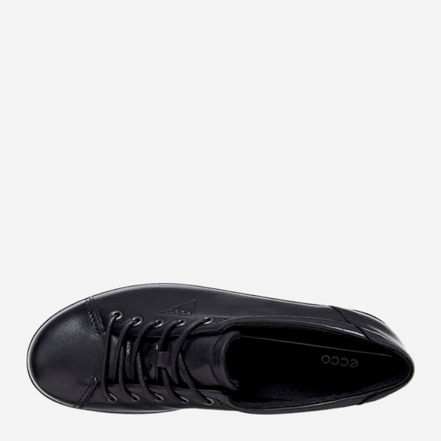 Sneakersy damskie ze skóry naturalnej ECCO Soft 2.0 20650356723 41 Czarne (737431622524) - obraz 6