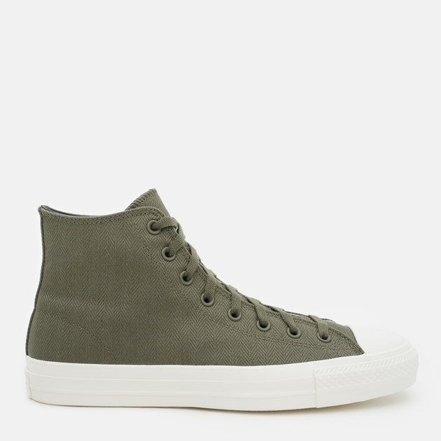 Акція на Чоловічі кеди високі Converse Ctas Pro Hi A08851C-306 42.5 (9US) 27.5 см Хакі від Rozetka