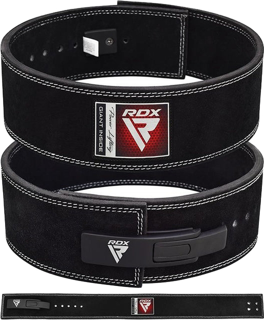 Пояс для тяжелой атлетики RDX 4 Pro Liver Buckle Plus кожаный M Black ...