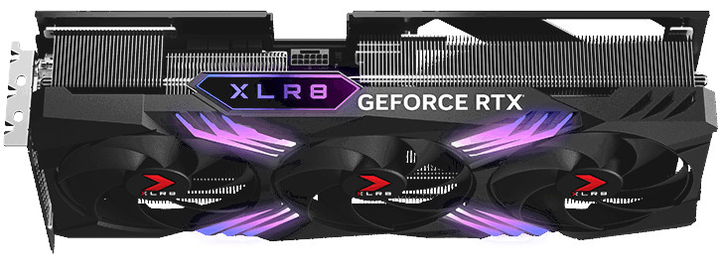 Відеокарта PNY PCI-Ex GeForce RTX 4070 Ti Super XLR8 Gaming VERTO EPIC-X RGB OC 16GB GDDR6X (256bit) (1 x HDMI, 3 x DisplayPort) (VCG4070TS16TFXXPB1-O) - зображення 5