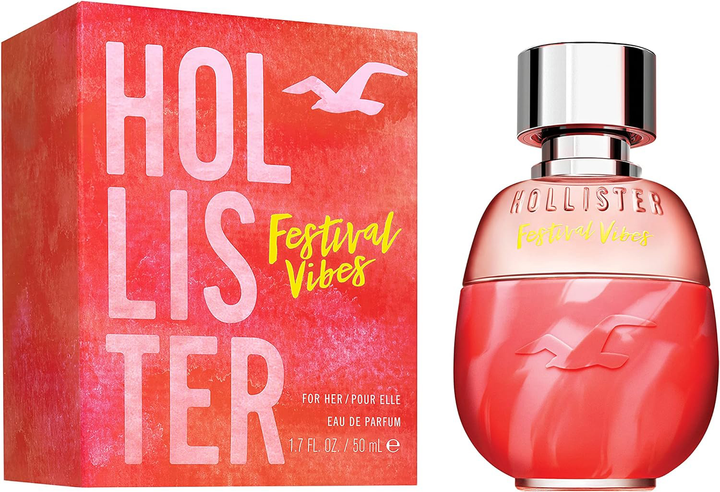 Парфумована вода для жінок Hollister Festival Vibes For Her 50 мл (0085715268020) - зображення 1