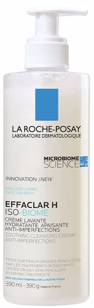 Żel do mycia twarzy La Roche Posay Effaclar H Iso-biome 390 ml (3337875777773) - obraz 1