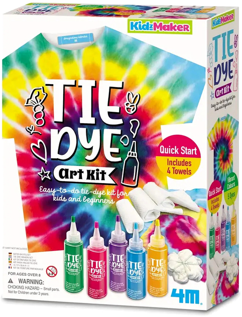 Zestaw kreatywny 4M Tie Dye Art Kit (4893156047878) - obraz 1