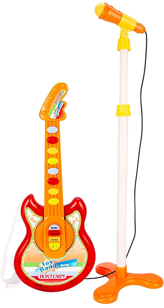 Zestaw muzyczny Bontempi Baby Rock Guitar With Stage Microphone (0047663191133) - obraz 2