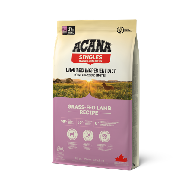 Сухий корм для собак усіх порід на всіх стадіях життя ACANA GRASS-FED LAMB з чутливим травленням, з ягням, 11.4 кг - Фото 2 Сухий корм для собак усіх порід на всіх стадіях життя ACANA GRASS-FED LAMB з чутливим травленням, з ягням, 11.4 кг - изображение 2
