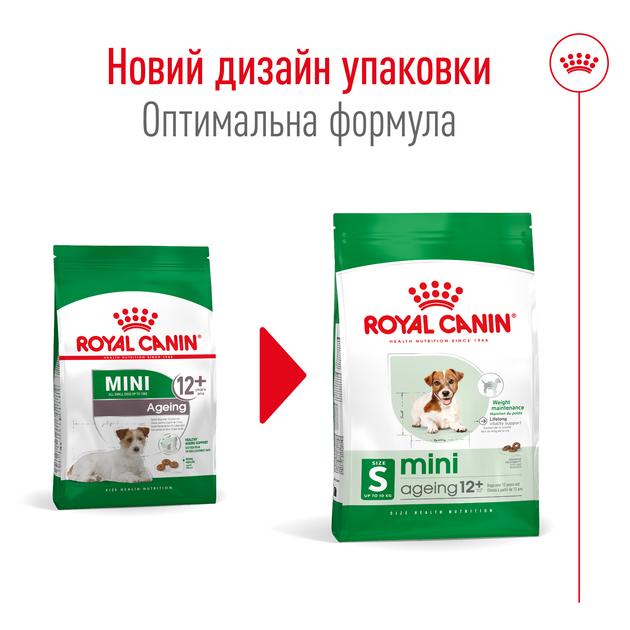 Сухой корм для собак малых пород старше 12 лет Royal Canin Mini Ageing 12+ , 800 г - Фото 2 Сухой корм для собак малых пород старше 12 лет Royal Canin Mini Ageing 12+ , 800 г - изображение 2