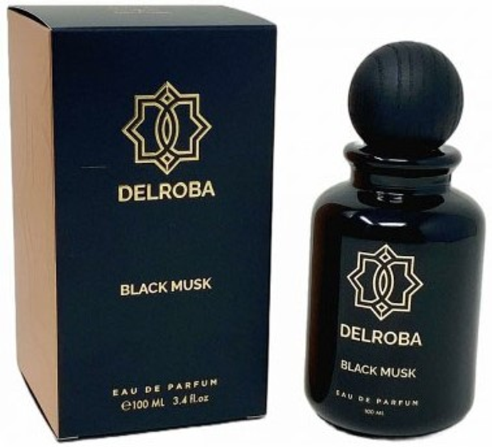 Парфумована вода для чоловіків Delroba Black Musk 100 мл (3551440592015) - зображення 1