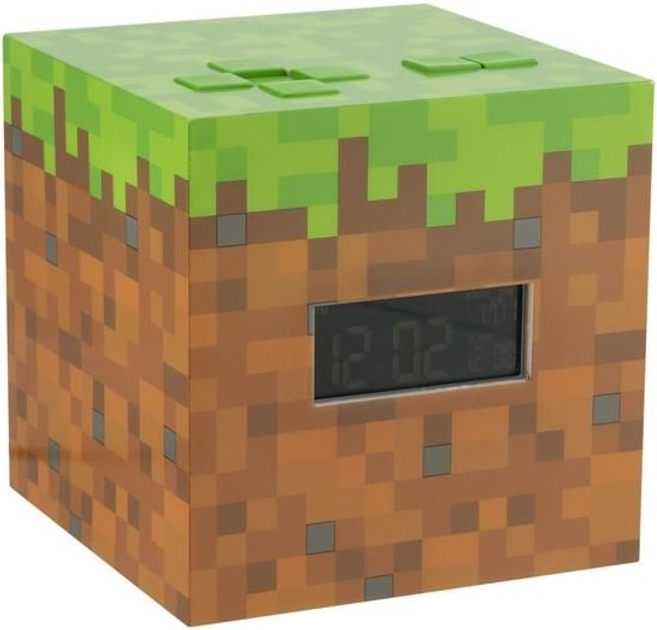 Lampka nocna-budzik Paladone Minecraft PP6733MCF (5055964743802) - obraz 1