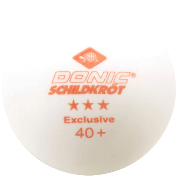 Кульки Donic Exclusive 3* 40+ White 6pcs - зображення 5