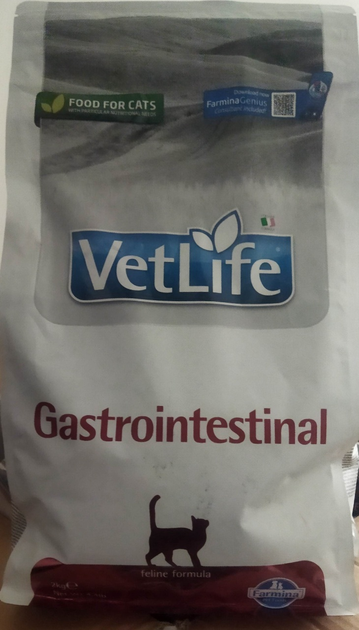 Farmina VetLife Gastrointestinal Фармина сухой корм-диета для кошек при ...