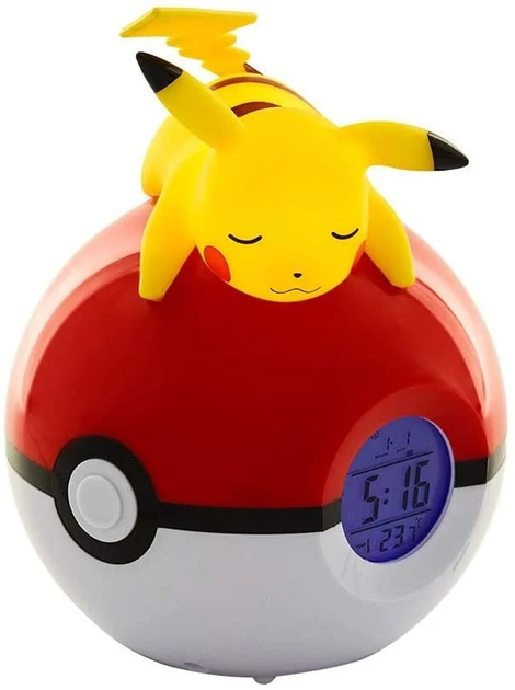 Нічник-будильник Pokemon Pikachu 52800POKE9 (3760158113546) - зображення 2