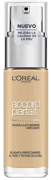 Podkład nawilżający L\'Oreal Paris Accord Parfait 2D.2W Golden Almond 30 ml (3600523635818) - obraz 1