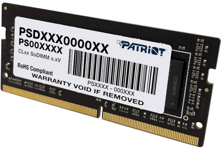 RAM Patriot SODIMM DDR4-3200 16384MB PC4-25600 (PSD416G32002S) - obraz 3
