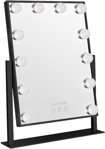 Дзеркало косметичне Gillian Jones LED Light Hollywood Mirror Black (5713982010749) - зображення 1