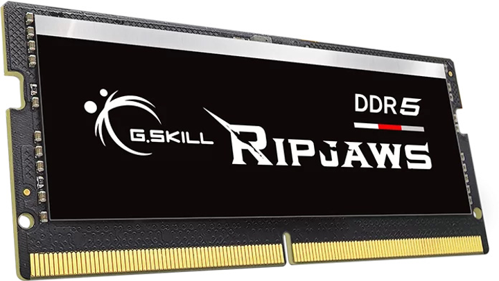 RAM G.Skill SODIMM DDR5-5600 65536MB PC5-44800 (Kit of 2x32768MB) Ripjaws Black (F5-5600S4040A32GX2-RS) - obraz 5