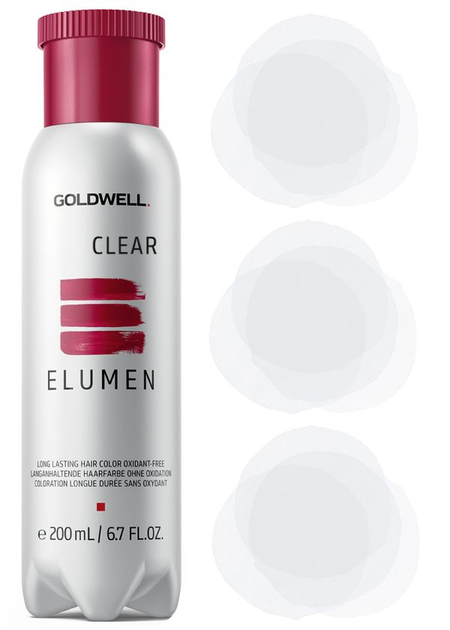 Фарба для волосся Goldwell Elumen Long Lasting Hair Color Oxidant Free CLEAR 200 мл (4021609108290) - зображення 2