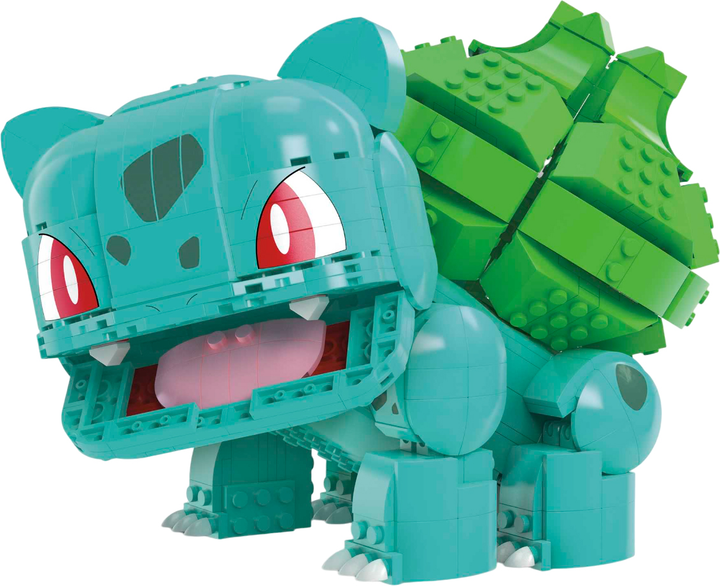 Klocki konstrukcyjne Mega Pokemon Duży Bulbasaur 789 elementów (0194735149674) - obraz 3