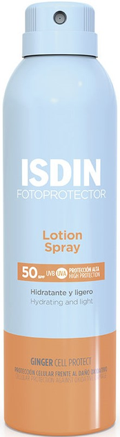 Сонцезахисний лосьйон-спрей Isdin Fotoprotector SPF 50+ 200 мл (8429420139343) - зображення 1
