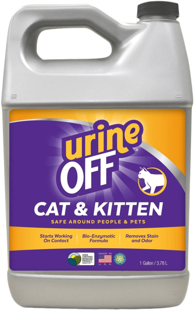 Środek do usuwania plam moczu kotów Urine Off 3.78 l (811665017414) - obraz 1
