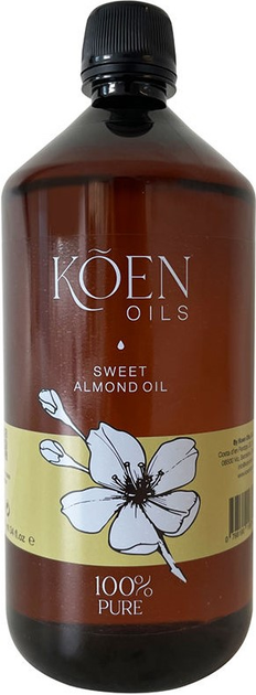 Olejek do ciała Koen Oils Sweet Almond Oil 1000 ml (0798190158730) - obraz 1