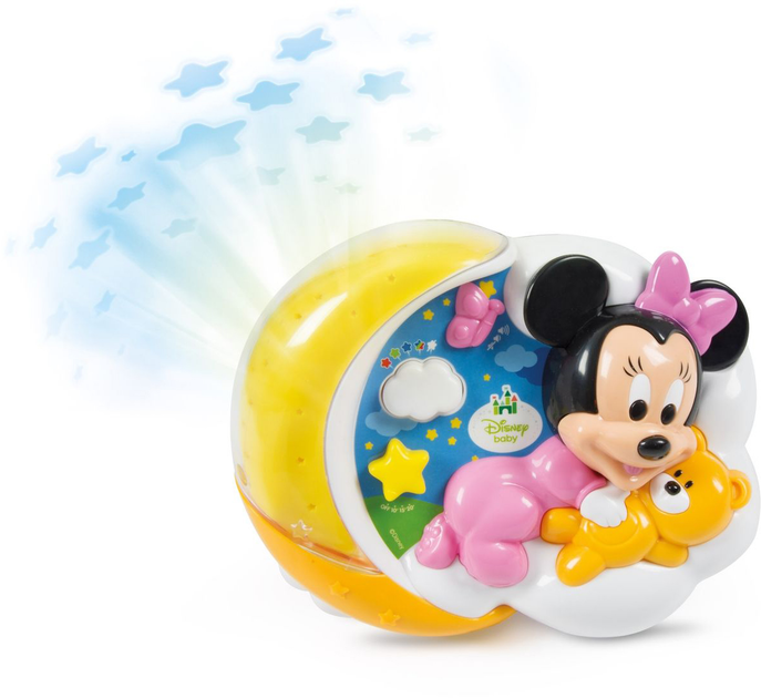 Zabawka z lampką nocną Clementoni Baby Minnie Magic Stars Projector (8005125171163) - obraz 2