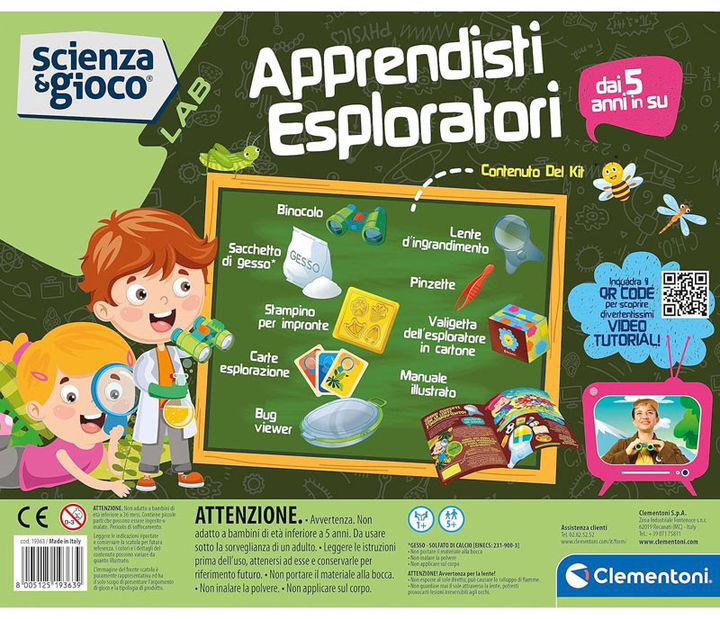 Набір для наукових експериментів Clementoni Science & Play Apprentice Explorers (8005125193639) - зображення 2