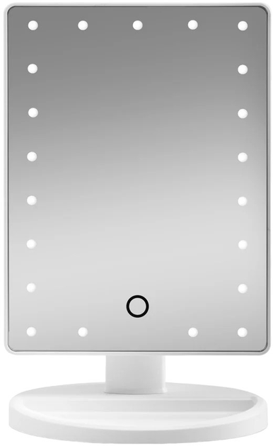 Lusterko kosmetyczne Gillian Jones Makeup Mirror w. Heart LED Light Touch Function White (5713982011500) - obraz 1