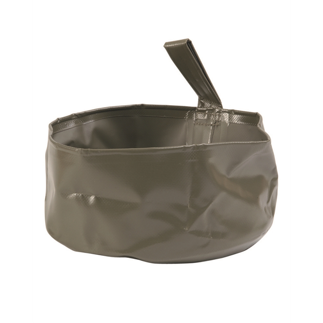 Умивальник складаний Sturm Mil-Tec Collapsible PVC Bowl 5L Olive (16006001) - зображення 1