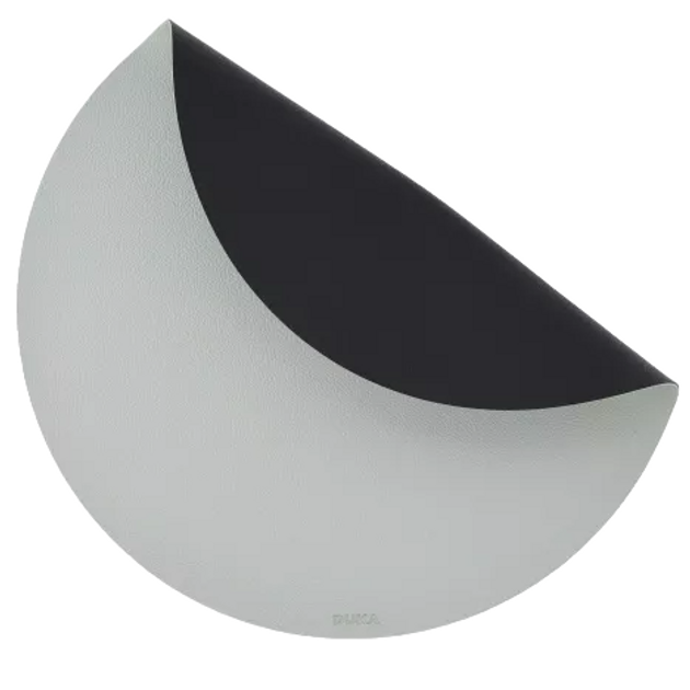 Серветка-підкладка на стіл Duka Baldur кругла 38 см сіро-чорна (5901912153714) - зображення 2