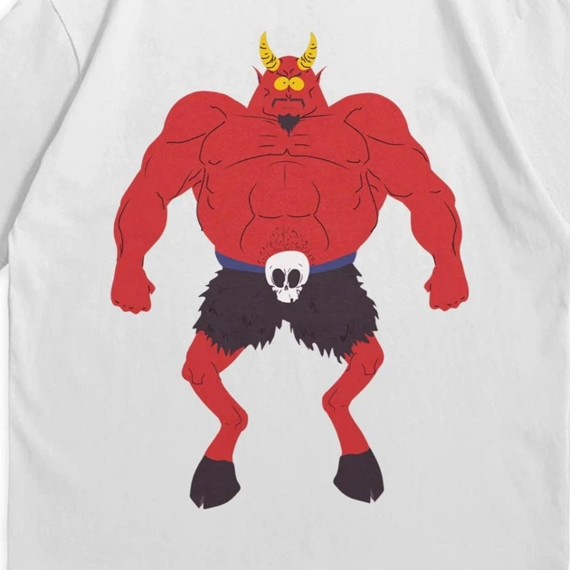 Футболка з принтом Південний парк South Park Satan 3XL Білий Ф Мульт014-Б 3XL - зображення 2
