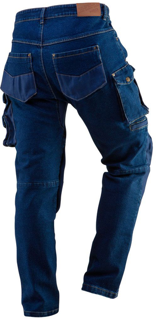 Штани робочі NEO Tools Denim 81-228 L Сині (5907558439458) - зображення 2