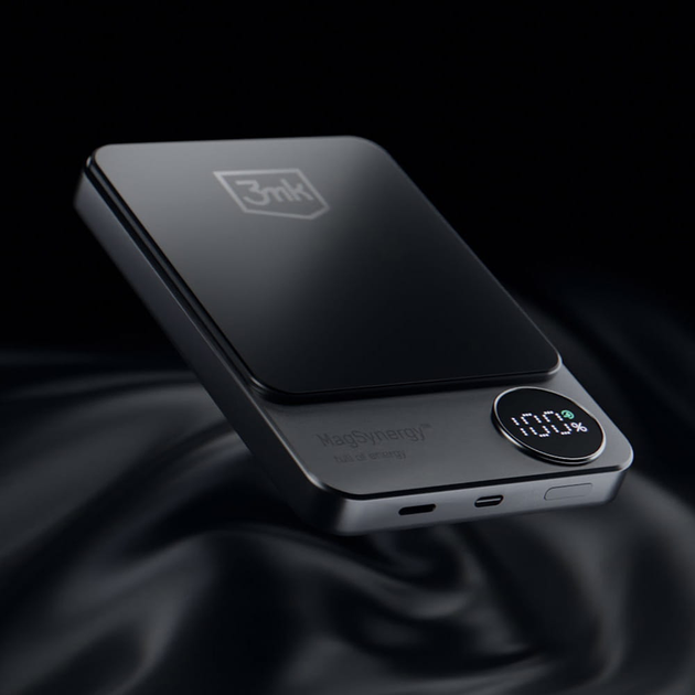 УМБ 3MK MagSynergy 10000 mAh USB-C/Lightning Black (5903108497381) - зображення 8