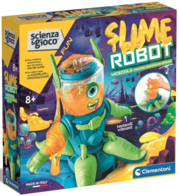 Zestaw do tworzenia szlamów Clementoni Science Slime Robot (8005125192731) - obraz 1