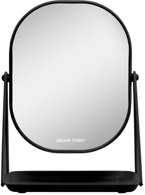 Lusterko kosmetyczne Gillian Jones Table Mirror With Tray Black (5713982011456) - obraz 1