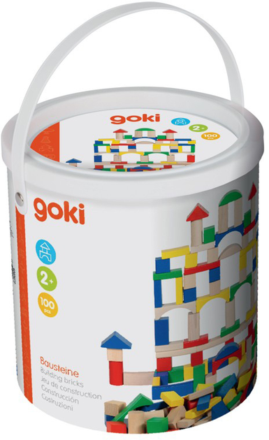 Конструктор Goki Bricks 100 елементів (4013594586696) - зображення 1