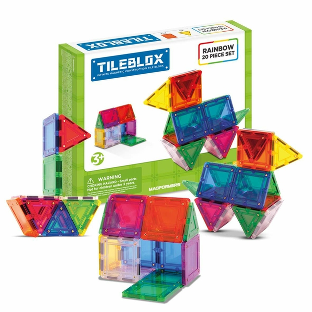 Klocki Tileblox Rainbow 20 elementów (8809465533991) - obraz 2