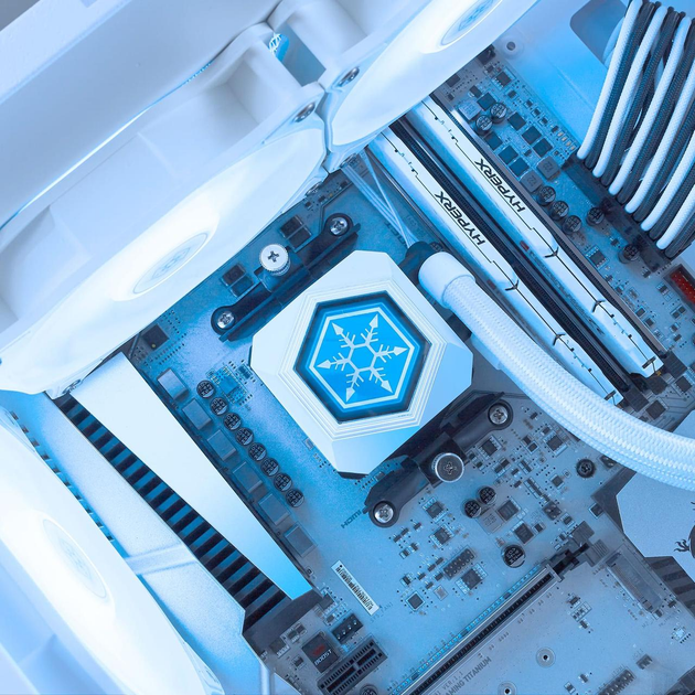 SilverStone Система жидкостного охлаждения Perma Frost Premium PF360W-ARGB-V2, LGA1700, 2066, 2011, - изображение 4