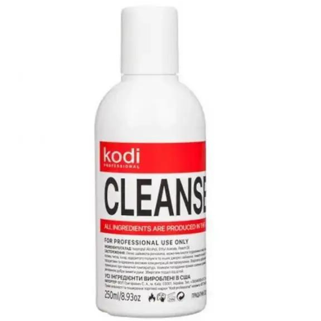 Рідина для зняття липкого шару Kodi Cleanser 250 мл - Фото 1 Рідина для зняття липкого шару Kodi Cleanser 250 мл - изображение 1