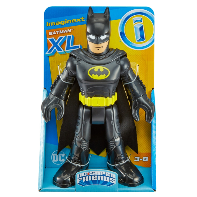 Фігурка Imaginext DC Super Friends Bat-Tech XL Black Yellow Batman Figur 25 см (0887961895162) - зображення 1