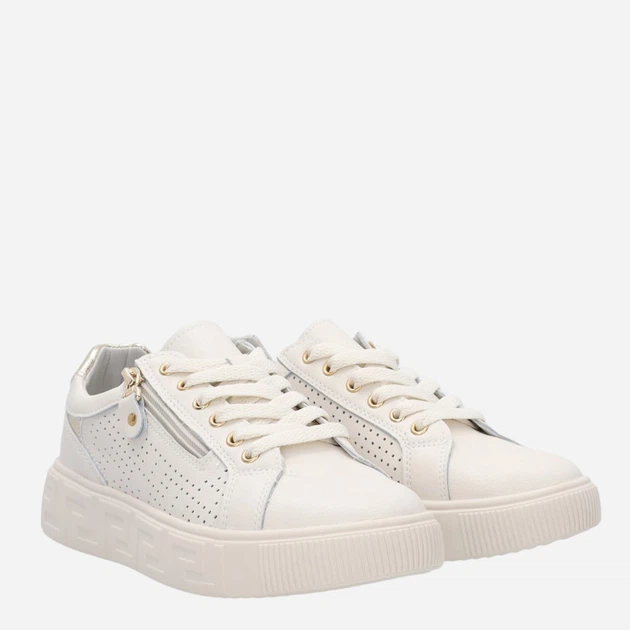 Жіночі кеди низькі Venezia FT210256 40 26.4 см Бежеві (5906140416396) - зображення 4