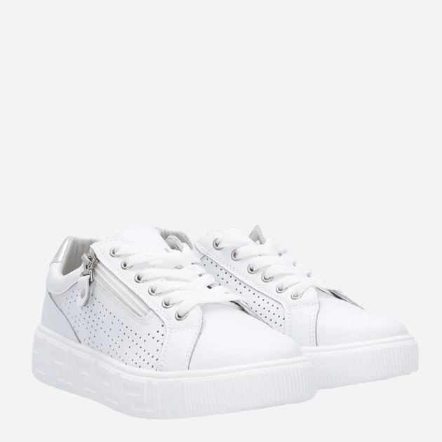 Жіночі кеди низькі Venezia FT210256 37 24.2 см Білі (5906140416495) - зображення 4