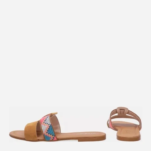 Klapki damskie eleganckie skórzane Venezia 13148 CA-T 35 23.2 cm Brązowe (5906140413852) - obraz 3