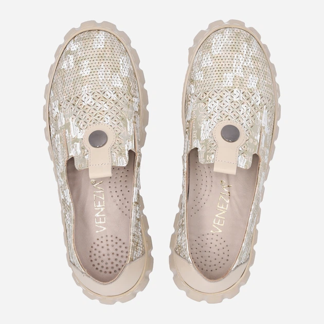 Buty wsuwane damskie Venezia 061AE021 21 39 26 cm Beżowe (5906140382738) - obraz 5