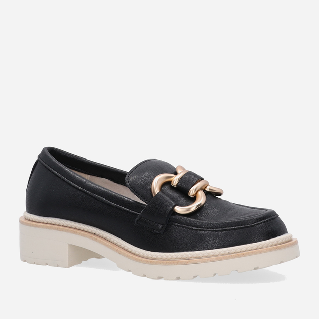 Loafersy damskie skórzane Venezia HA-026 38 25 cm Czarne (5906140383063) - obraz 2