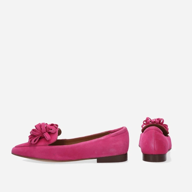 Lordsy damskie skórzane Venezia LOG9473 SUE 39 26 cm Różowe (5906140393390) - obraz 3