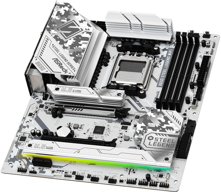 Материнська плата ASRock B650 STEEL LEGEND WIFI (sAM5, AMD B650, PCI-Ex16) - зображення 3