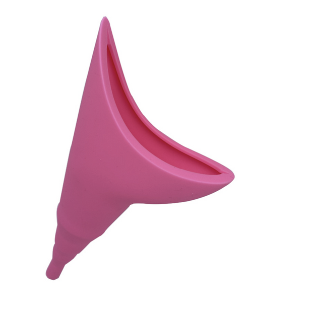 Портативний пісуар силіконовий рожевий - зображення 1
