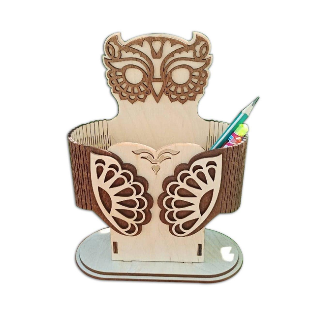 Подставка DecorWood для ручек и карандашей из дерева 16х8х20см – фото ...